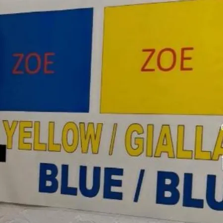 Centro Zoe Blu E Gialla